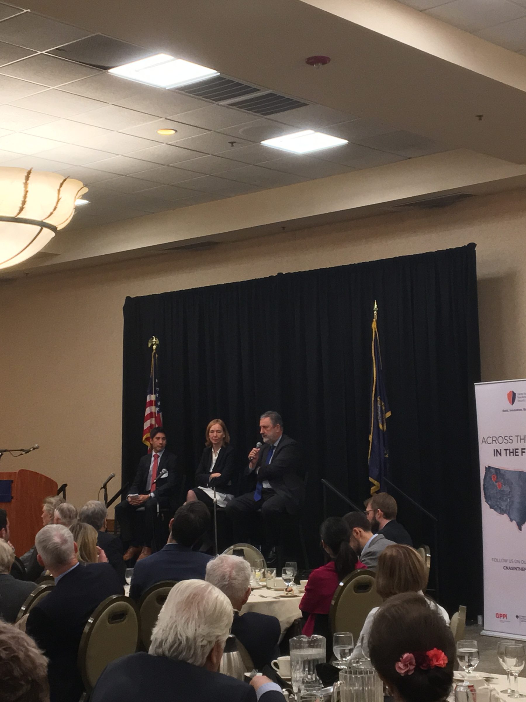Amb. Schuwer participates in a panel discussion with Amb. Haber and Steve Feldstein at the Boise Committee on Foreign Relations.